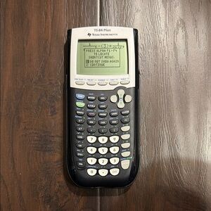 Texas Instruments TI-84 Plus Graphing Calculator - Black and White